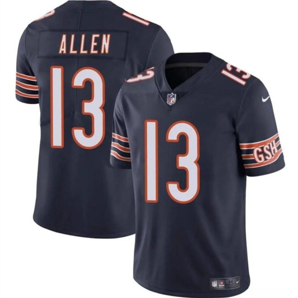 13 Keenan Allen Navy Vapor Stitched Jersey